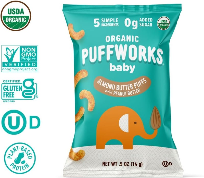 Puffworks Baby Organic Almond Butter Puffs - Image 5